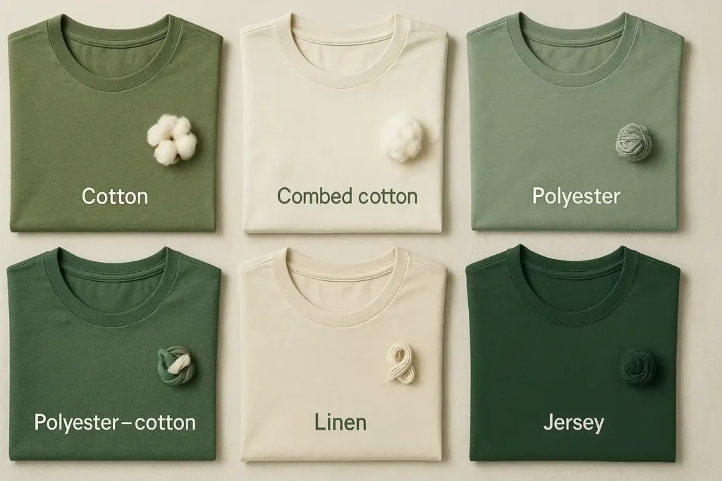 انواع پارچه تیشرت