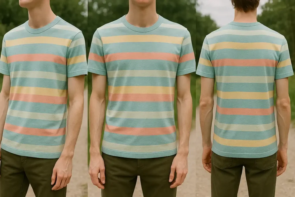 تیشرت مردانه مناسب افراد لاغر