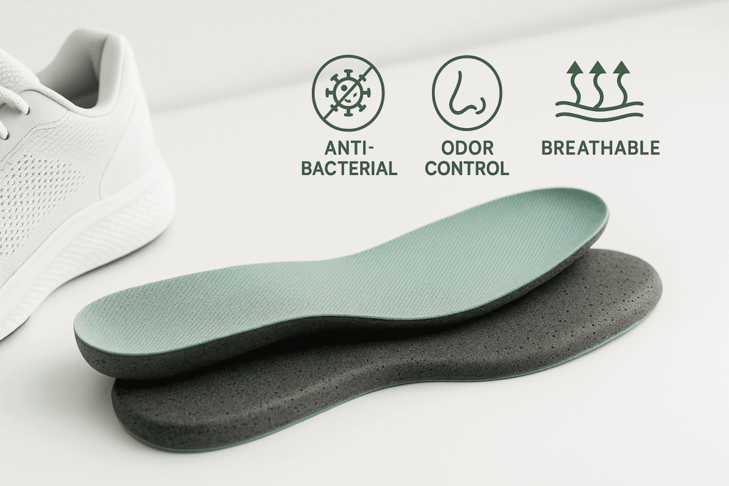 استفاده از کفی‌های ضدباکتری و جاذب رطوبت