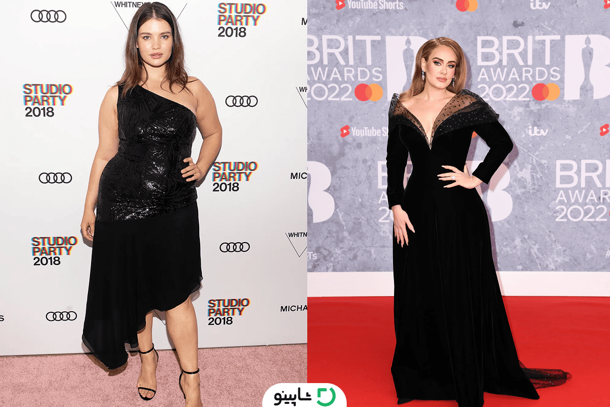 مدل لباس مجلسی برای افراد چاق و قد کوتاه - شاپینو